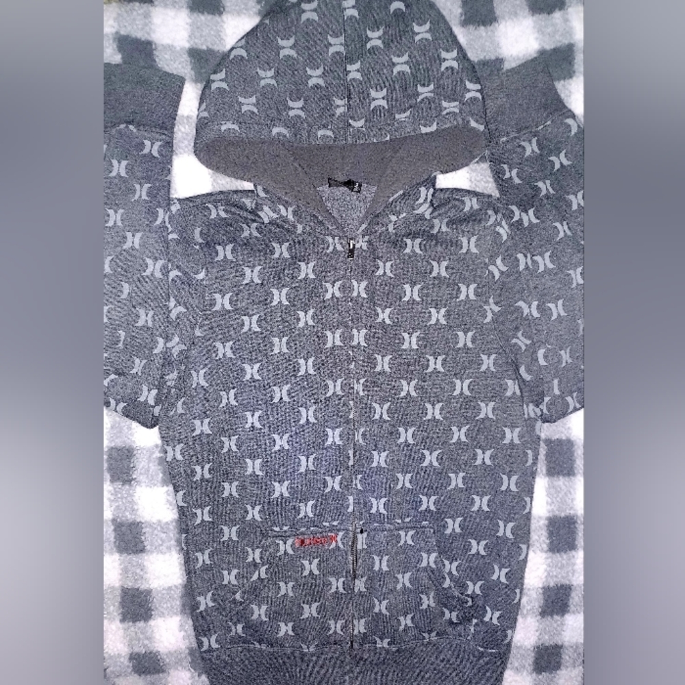 Like new Hurley full zip Hoodia size small womans